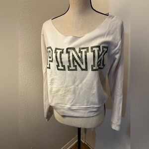 Victoria's Secret White and Green Top